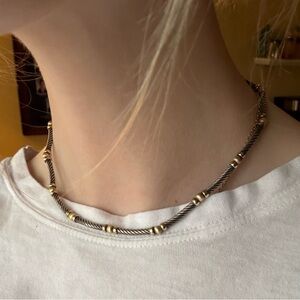 David Yurman 15” cable necklace